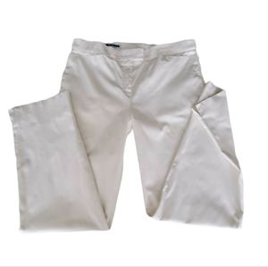 Jill Sander White Cotton Crop Pant